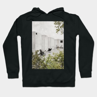 Simple Architectural Illustration Brutalism Lover Hoodie